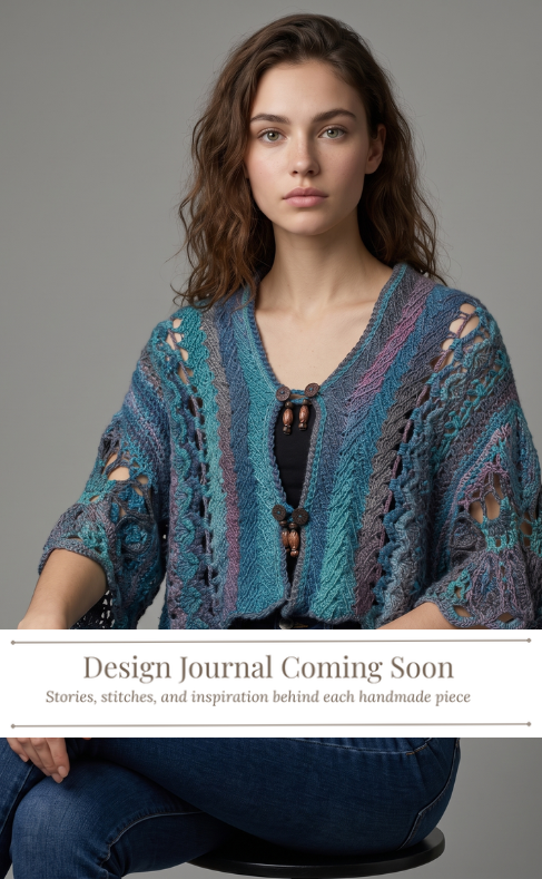 3 blue shaded shrug
