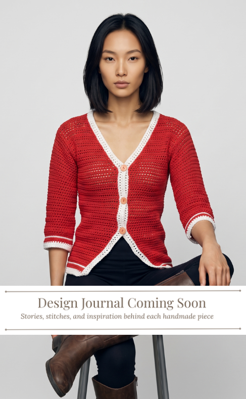 8.red white border jacket