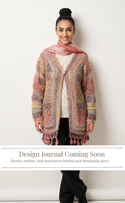 9. shaded pink beige chained jacket