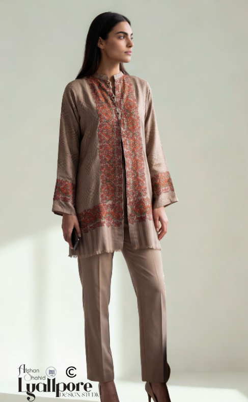 Dureshewar Embroidered Pashmina Jacket