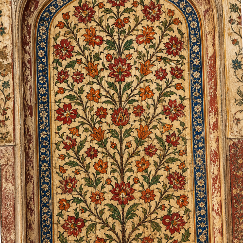 mughal inspiration motifs l dureshewar pashmina shawl by afshan shahid