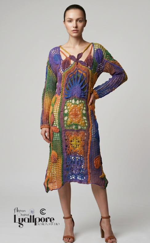 Isil Crochet Dress