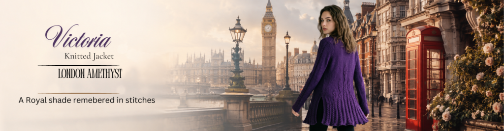 victoria knitted jacket by afshan shahid