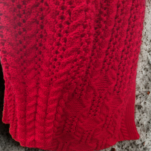 closeup of the sleeve with the front